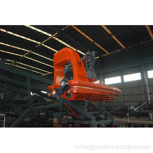 CCS, BV,EC,ABS Approved 6.0M Single Arm Davit Rescue Boat